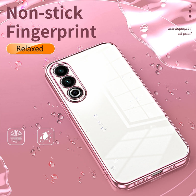 Meizu 20 Transparent Fine Hole Phone Case - Crystal Clear Vacuum Plating, Anti-Fingerprint, Shock-Absorbing TPU Frame