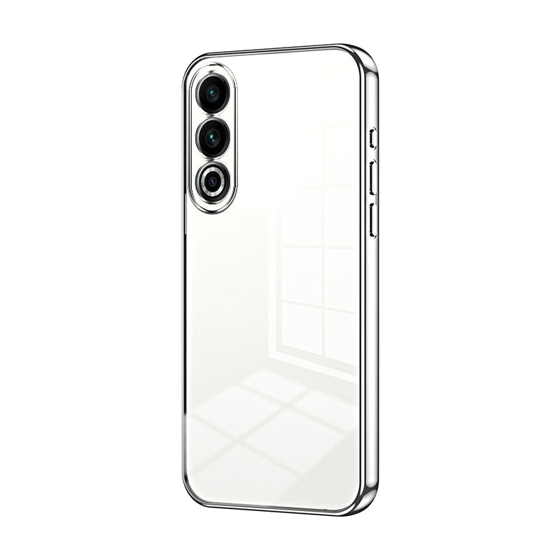 Meizu 20 Transparent Fine Hole Phone Case - Crystal Clear Vacuum Plating, Anti-Fingerprint, Shock-Absorbing TPU Frame