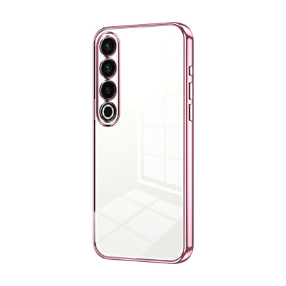 Meizu 20 Pro Transparent Fine Hole Phone Case - Crystal Clear Vacuum Plating, Anti-Fingerprint, Shock-Absorbing TPU Frame