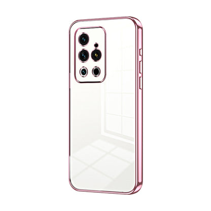 Meizu 18 Pro Transparent Fine Hole Phone Case - Crystal Clear Vacuum Plating, Anti-Fingerprint, Shock-Absorbing TPU Frame