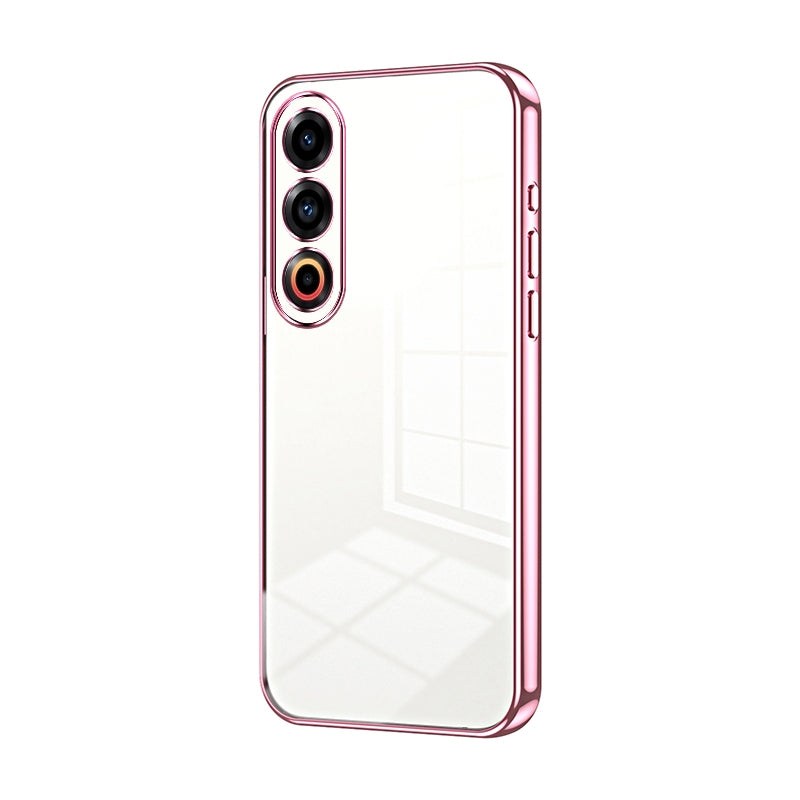 Meizu 21 Transparent Fine Hole Phone Case - Crystal Clear Vacuum Plating, Anti-Fingerprint, Shock-Absorbing TPU Frame