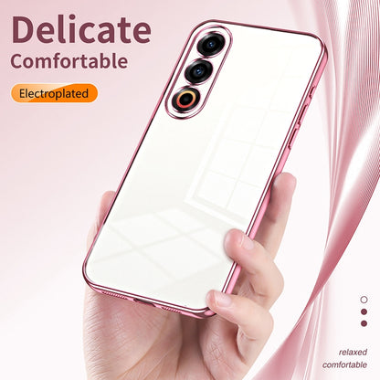 Meizu 21 Transparent Fine Hole Phone Case - Crystal Clear Vacuum Plating, Anti-Fingerprint, Shock-Absorbing TPU Frame