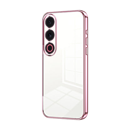 Meizu 21 Note Transparent Fine Hole Phone Case - Crystal Clear Vacuum Plating, Anti-Fingerprint, Shock-Absorbing TPU Frame