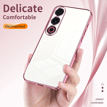 Meizu 21 Note Transparent Fine Hole Phone Case - Crystal Clear Vacuum Plating, Anti-Fingerprint, Shock-Absorbing TPU Frame