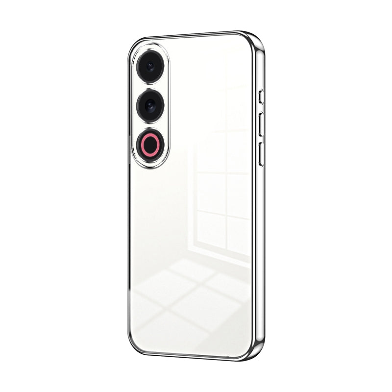 Meizu 21 Note Transparent Fine Hole Phone Case - Crystal Clear Vacuum Plating, Anti-Fingerprint, Shock-Absorbing TPU Frame