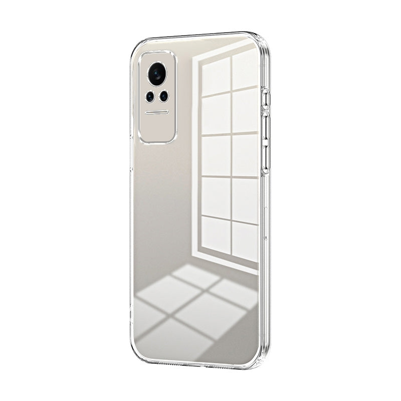 Xiaomi Civi Transparent Fine Hole Phone Case - Crystal Clear Vacuum Plating, Anti-Fingerprint, Shock-Absorbing TPU Frame