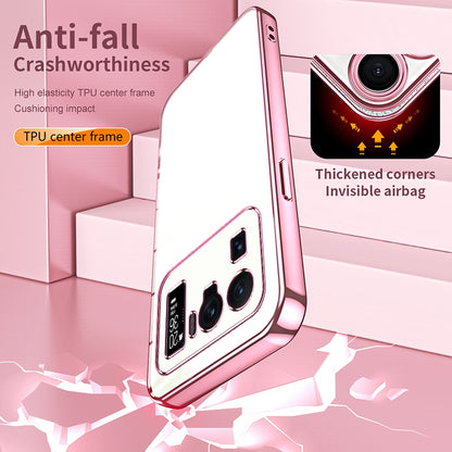 Xiaomi Mi 11 Ultra Transparent Fine Hole Phone Case - Crystal Clear Vacuum Plating, Anti-Fingerprint, Shock-Absorbing TPU Frame