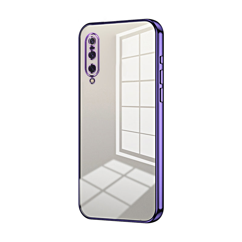Xiaomi Mi 9 Transparent Fine Hole Phone Case - Crystal Clear Vacuum Plating, Anti-Fingerprint, Shock-Absorbing TPU Frame