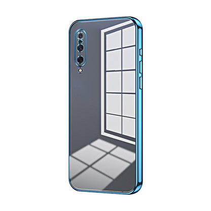 Xiaomi Mi 9 Transparent Fine Hole Phone Case - Crystal Clear Vacuum Plating, Anti-Fingerprint, Shock-Absorbing TPU Frame