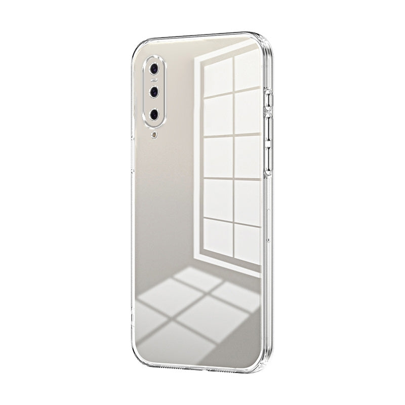 Xiaomi Mi 9 Transparent Fine Hole Phone Case - Crystal Clear Vacuum Plating, Anti-Fingerprint, Shock-Absorbing TPU Frame