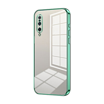 Xiaomi Mi 9 Transparent Fine Hole Phone Case - Crystal Clear Vacuum Plating, Anti-Fingerprint, Shock-Absorbing TPU Frame