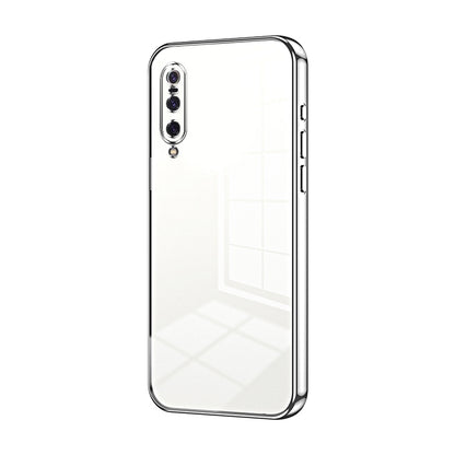 Xiaomi Mi 9 Transparent Fine Hole Phone Case - Crystal Clear Vacuum Plating, Anti-Fingerprint, Shock-Absorbing TPU Frame