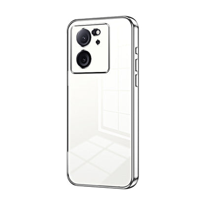 Xiaomi Redmi K60 Ultra Transparent Fine Hole Phone Case - Crystal Clear Vacuum Plating, Anti-Fingerprint, Shock-Absorbing TPU Frame