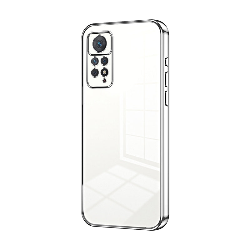 Xiaomi Redmi Note 11 Pro 4G Transparent Fine Hole Phone Case - Crystal Clear Vacuum Plating, Anti-Fingerprint, Shock-Absorbing TPU Frame