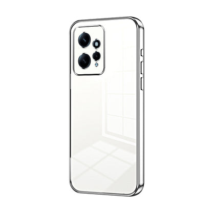 Xiaomi Redmi Note 12 4G Transparent Fine Hole Phone Case - Crystal Clear Vacuum Plating, Anti-Fingerprint, Shock-Absorbing TPU Frame