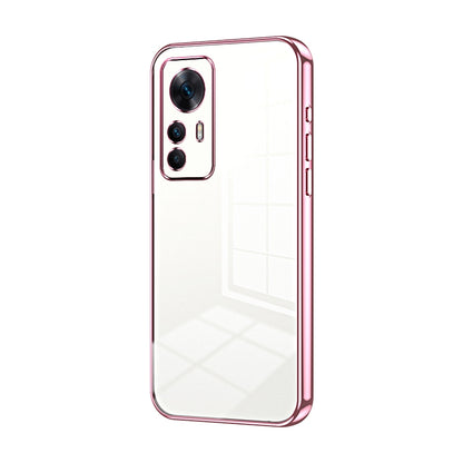 Xiaomi Redmi K50 Ultra Transparent Fine Hole Phone Case - Crystal Clear Vacuum Plating, Anti-Fingerprint, Shock-Absorbing TPU Frame