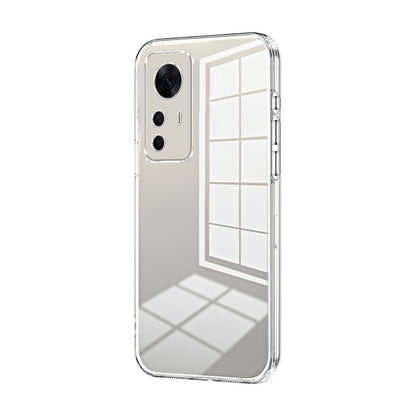 Xiaomi Redmi K50 Ultra Transparent Fine Hole Phone Case - Crystal Clear Vacuum Plating, Anti-Fingerprint, Shock-Absorbing TPU Frame