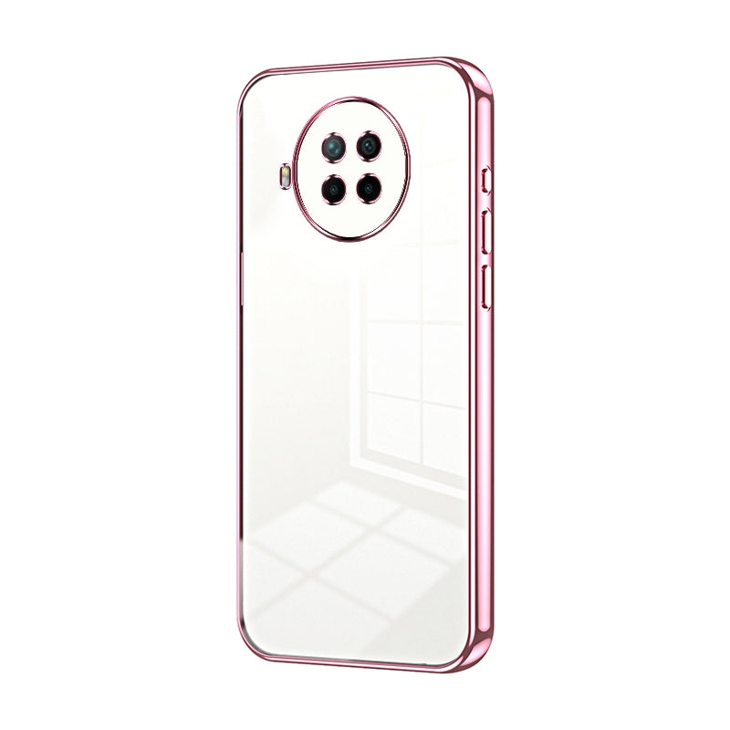 Xiaomi Mi 10T Lite Transparent Fine Hole Phone Case - Crystal Clear Vacuum Plating, Anti-Fingerprint, Shock-Absorbing TPU Frame