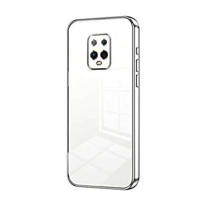Xiaomi Redmi 10X Pro 5G Transparent Fine Hole Phone Case - Crystal Clear Vacuum Plating, Anti-Fingerprint, Shock-Absorbing TPU Frame