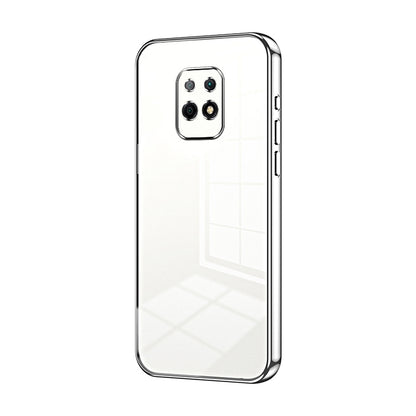 Xiaomi Redmi 10X 5G Transparent Fine Hole Phone Case - Crystal Clear Vacuum Plating, Anti-Fingerprint, Shock-Absorbing TPU Frame