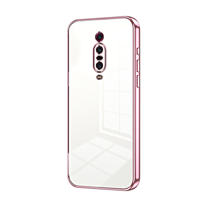 Xiaomi Redmi K20 Pro Transparent Fine Hole Phone Case - Crystal Clear Vacuum Plating, Anti-Fingerprint, Shock-Absorbing TPU Frame