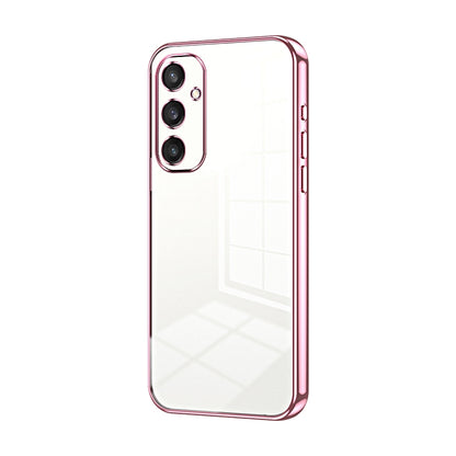 Samsung Galaxy S24 5G Transparent Fine Hole Phone Case - Crystal Clear Vacuum Plating, Anti-Fingerprint, Shock-Absorbing TPU Frame-casify.uk
