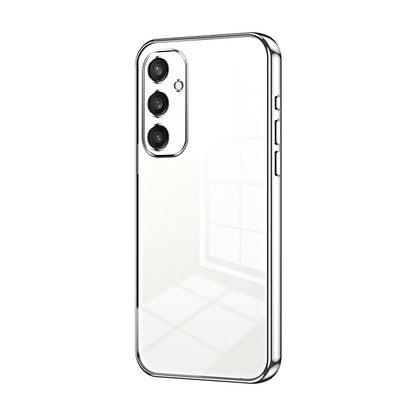 Samsung Galaxy S24 5G Transparent Fine Hole Phone Case - Crystal Clear Vacuum Plating, Anti-Fingerprint, Shock-Absorbing TPU Frame-casify.uk