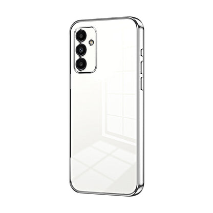Samsung Galaxy A04s Transparent Fine Hole Phone Case - Crystal Clear Vacuum Plating, Anti-Fingerprint, Shock-Absorbing TPU Frame-casify.uk
