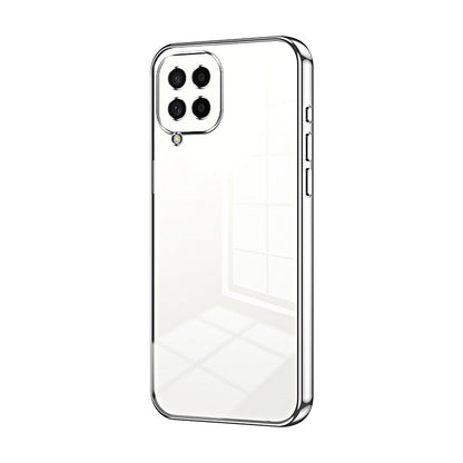Samsung Galaxy M53 5G Transparent Fine Hole Phone Case - Crystal Clear Vacuum Plating, Anti-Fingerprint, Shock-Absorbing TPU Frame-casify.uk
