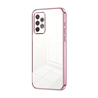 Samsung Galaxy A72 4G Transparent Fine Hole Phone Case - Crystal Clear Vacuum Plating, Anti-Fingerprint, Shock-Absorbing TPU Frame-casify.uk