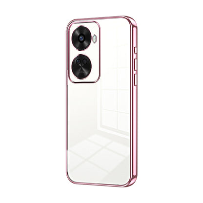 Huawei nova 11 SE Transparent Fine Hole Phone Case - Crystal Clear Vacuum Plating, Anti-Fingerprint, Shock-Absorbing TPU Frame