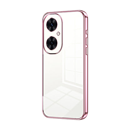 Huawei Maimang 20 Transparent Fine Hole Phone Case - Crystal Clear Vacuum Plating, Anti-Fingerprint, Shock-Absorbing TPU Frame