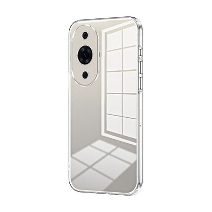 Huawei nova 11 Ultra Transparent Fine Hole Phone Case - Crystal Clear Vacuum Plating, Anti-Fingerprint, Shock-Absorbing TPU Frame
