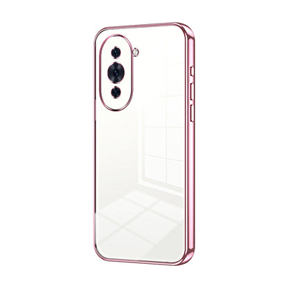 Huawei nova 10 Transparent Fine Hole Phone Case - Crystal Clear Vacuum Plating, Anti-Fingerprint, Shock-Absorbing TPU Frame