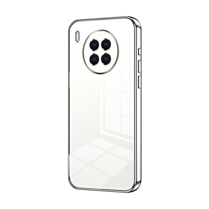 Huawei nova 8i Transparent Fine Hole Phone Case - Crystal Clear Vacuum Plating, Anti-Fingerprint, Shock-Absorbing TPU Frame