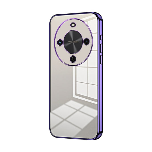 Huawei Maimang 30 Transparent Fine Hole Phone Case - Crystal Clear Vacuum Plating, Anti-Fingerprint, Shock-Absorbing TPU Frame