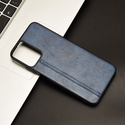 Motorola Moto G Power 5G 2024 Cow Pattern Sewing Back Cover Phone Case - Premium PU Leather Texture PC + TPU Shockproof Protective Case, Scratch Resistant Slim Lightweight Anti-Fingerprint Full Coverage Mobile Cover