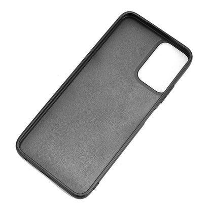 Motorola Moto G Play 5G 2024 Cow Pattern Sewing Back Cover Phone Case - Premium PU Leather Texture PC + TPU Shockproof Protective Case, Scratch Resistant Slim Lightweight Anti-Fingerprint Full Coverage Mobile Cover