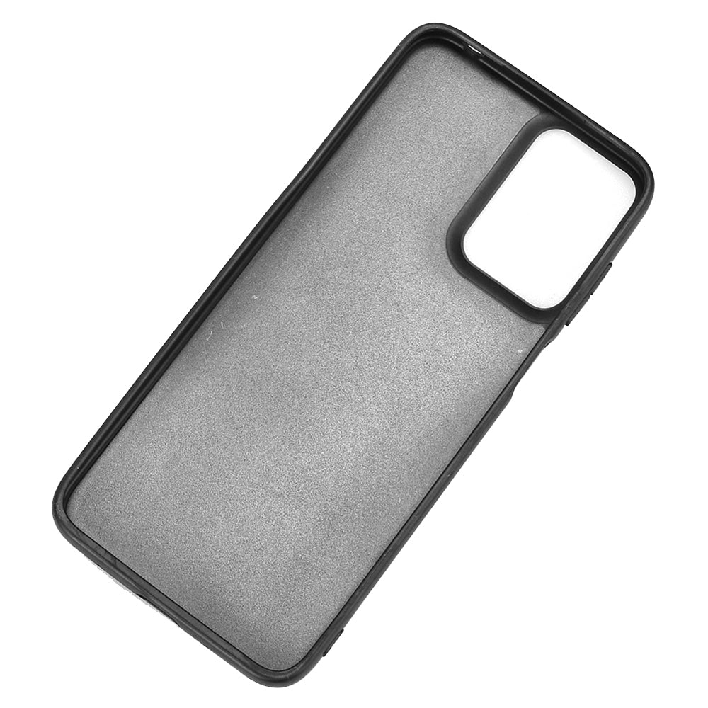 Motorola Moto G Play 4G 2024 Cow Pattern Sewing Back Cover Phone Case - Premium PU Leather Texture PC + TPU Shockproof Protective Case, Scratch Resistant Slim Lightweight Anti-Fingerprint Full Coverage Mobile Cover