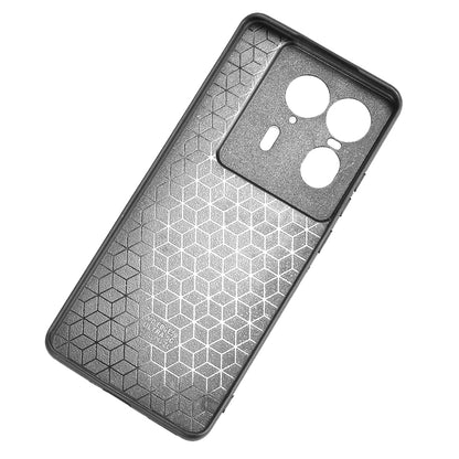 Motorola Edge 50 Ultra Cow Pattern Sewing Back Cover Phone Case - Premium PU Leather Texture PC + TPU Shockproof Protective Case, Scratch Resistant Slim Lightweight Anti-Fingerprint Full Coverage Mobile Cover