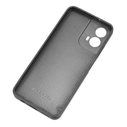 Motorola Moto G45 5G Cow Pattern Sewing Back Cover Phone Case - Premium PU Leather Texture PC + TPU Shockproof Protective Case, Scratch Resistant Slim Lightweight Anti-Fingerprint Full Coverage Mobile Cover