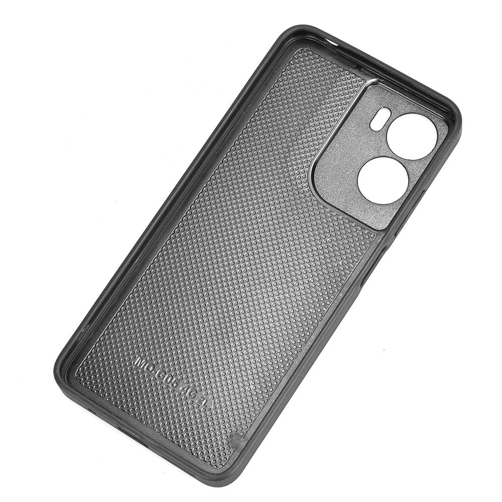 Motorola Moto G05 Cow Pattern Sewing Back Cover Phone Case - Premium PU Leather Texture PC + TPU Shockproof Protective Case, Scratch Resistant Slim Lightweight Anti-Fingerprint Full Coverage Mobile Cover