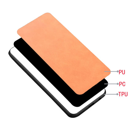 OPPO A79 5G Cow Pattern Sewing Back Cover Phone Case - Premium PU Leather Texture PC + TPU Shockproof Protective Case, Scratch Resistant Slim Lightweight Anti-Fingerprint Full Coverage Mobile Cover