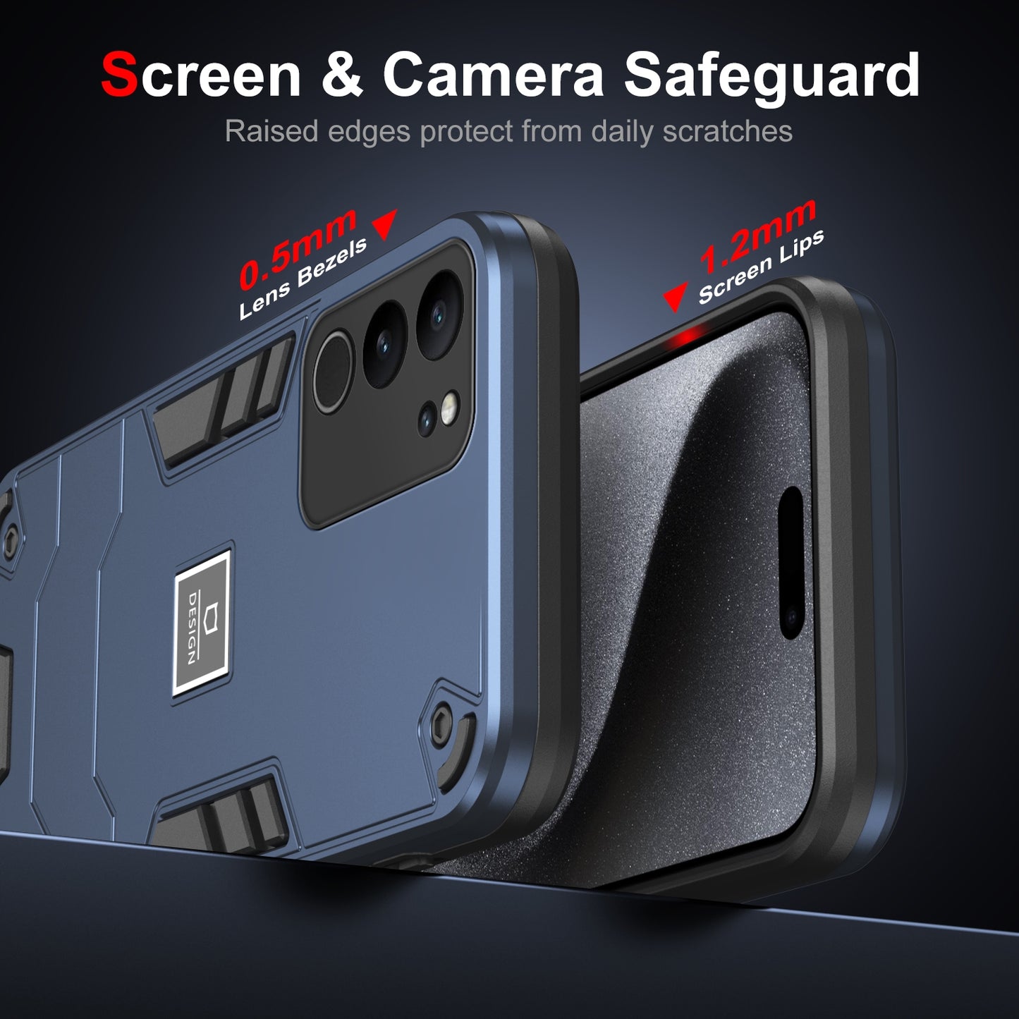 vivo V29 5G 2 in 1 Shockproof Phone Case, Rugged TPU+PC, Oil-Proof & Fingerprint Resistant, with Magnet-Ready