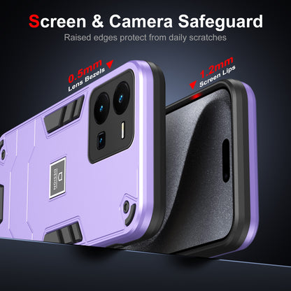 vivo Y35 2 in 1 Shockproof Phone Case, Rugged TPU+PC, Oil-Proof & Fingerprint Resistant, with Magnet-Ready