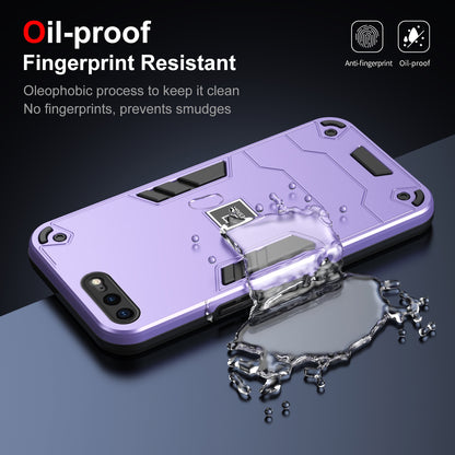 iPhone 7 Plus 2 in 1 Shockproof Phone Case, Rugged TPU+PC, Oil-Proof & Fingerprint Resistant, with Magnet-Ready