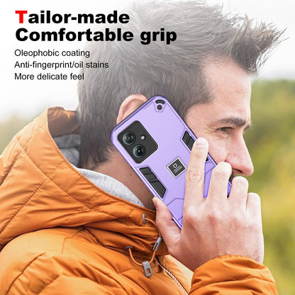 Motorola Moto G 2023 5G 2 in 1 Shockproof Phone Case, Rugged TPU+PC, Oil-Proof & Fingerprint Resistant, with Magnet-Ready