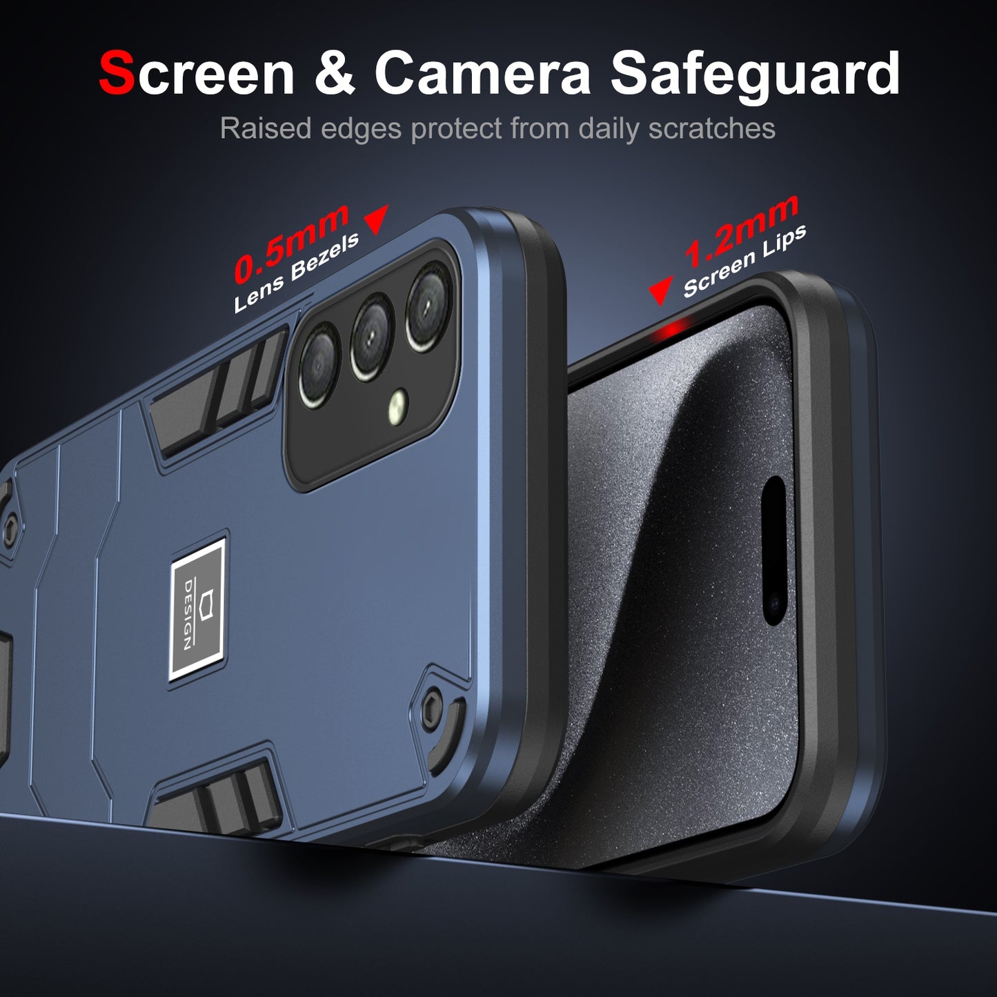 Samsung Galaxy A25 Asia-Pacific 1.61 2 in 1 Shockproof Phone Case, Rugged TPU+PC, Oil-Proof & Fingerprint Resistant, with Magnet-Ready