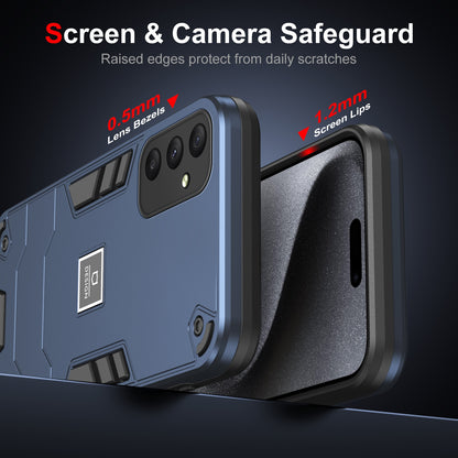 Samsung Galaxy A35 2 in 1 Shockproof Phone Case, Rugged TPU+PC, Oil-Proof & Fingerprint Resistant, with Magnet-Ready