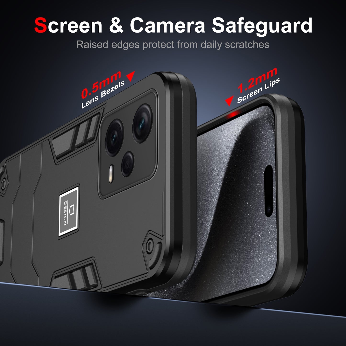 Xiaomi Redmi Note 12 Pro+ Global 2 in 1 Shockproof Phone Case, Rugged TPU+PC, Oil-Proof & Fingerprint Resistant, with Magnet-Ready